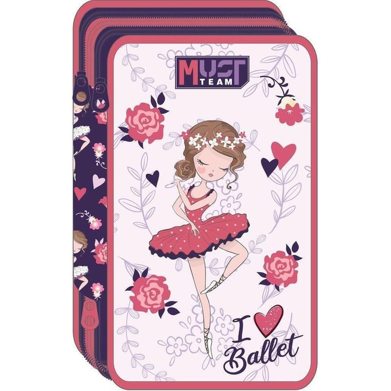 Κασετίνα Παραλληλόγραμμη Γεμάτη Must Team I Love Ballet