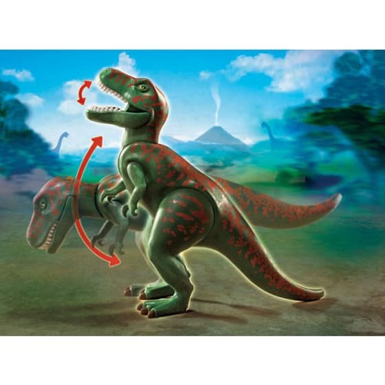 PLAYMOBIL® Dinos Εξερευνητής Με Γουρούνα Και T-rex (71588) image 1