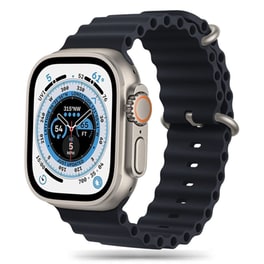 Λουράκι Tech-Protect Σιλικόνης για Apple Watch 49mm - Μαύρο
