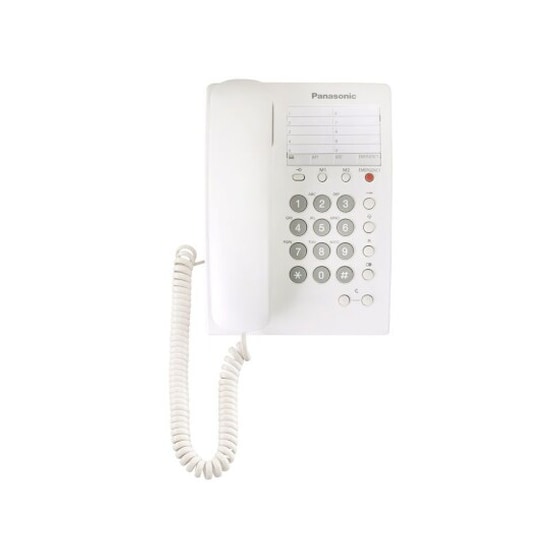 Ενσύρματο Τηλέφωνο Panasonic KX-TS550 - Λευκό image 1