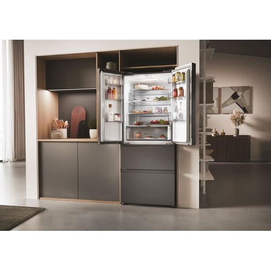 HAIER HFR3718ENMD Total No Frost 402 Lt Dark Inox Ψυγειοκαταψύκτης image 12