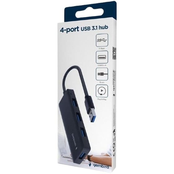 Gembird 4-port Usb3.1 (gen. 1) Hub image 1