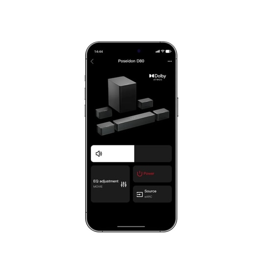 Soundbar Ultimea Poseidon D80 460W 7.1 - Black image 3