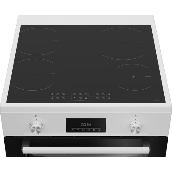 BEKO FBMA6930GW 72 Lt Λευκό Ηλεκτρική Κουζίνα Επαγωγική image 3