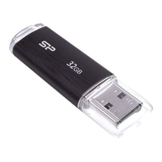 Silicon Power Blaze B02 32GB USB 3.1 Stick Μαύρο image 0