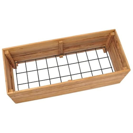 Vidaxl Ζαρντινιέρα 100x40x38 Εκ. Από Ανακυκλωμένο Ξύλο Teak Και Ατσάλι image 5