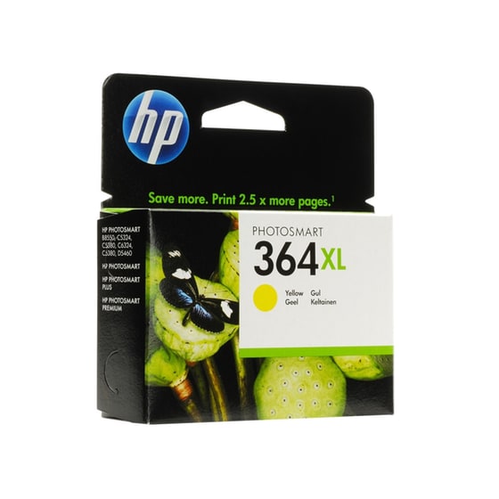HP 364XL Κίτρινο Μελάνι Εκτυπωτή CB325EE image 1