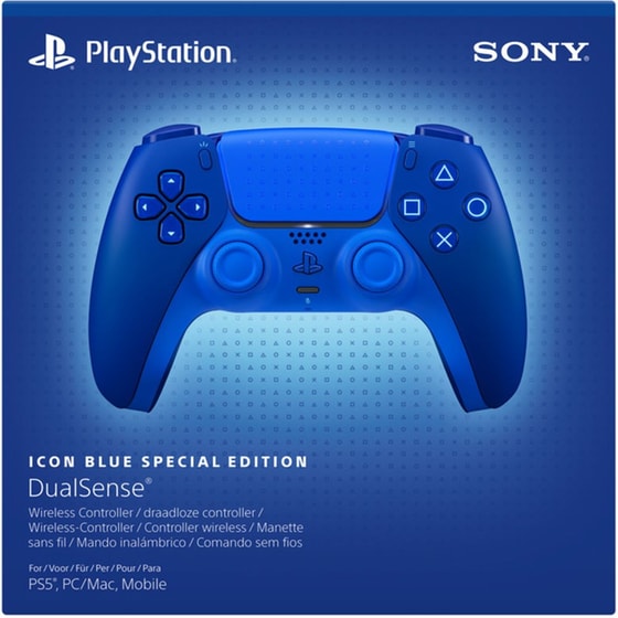 Sony PS5 DualSense Wireless Controller + USB-C - Icon Blue Special Edition image 8