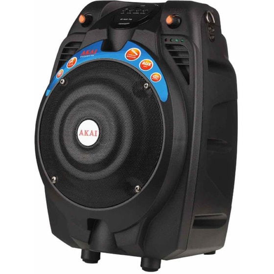 Party Speaker Akai SS022A-X6 30W Karaoke με Ασύρματo Μικρόφωνo - Μαύρο image 3