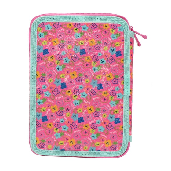 Κασετίνα Παραλληλόγραμμη Γεμάτη Διακάκης Peppa Pig Διπλή image 1