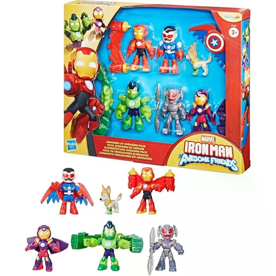 Iron Man and His Awesome Friends Hasbro Armored-Up Avengers Pack image 2