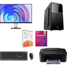 Bundle Desktop Quest (Core i5-12400/8GB/256GB SSD/UHD Graphics 730/Win11Home) + Xiaomi Monitor A24i 24'' FHD 100Hz 6ms IPS + Σετ Πληκτρολόγιο & Ποντίκι Trust Primo + Canon TS3750i Inkjet με Wi-Fi + Microsoft Office 365 Personal + Antivirus Checkpoint