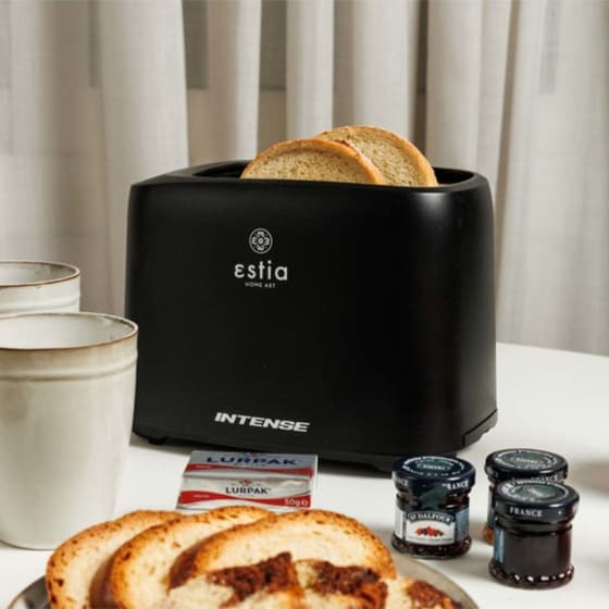 ESTIA 06-24604 ΜΑΤ 2 Θέσεων 700W Μαύρο Φρυγανιέρα image 4