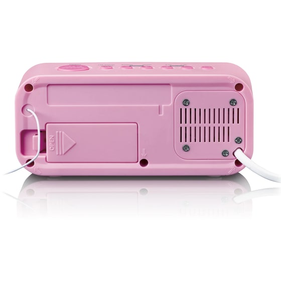 Ράδιο - Ξυπνητήρι Lenco CR-205PK - Ροζ image 3