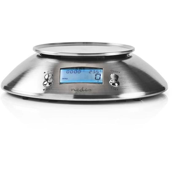 NEDIS KASC111SI 1gr/5 kg Ψηφιακή Ζυγαριά Κουζίνας image 1