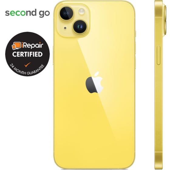 Μεταχειρισμένο iPhone 14 128GB Yellow second go Certified by iRepair image 3