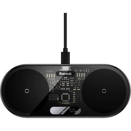 Ασύρματος Φορτιστής Baseus Dual Qi  Digital Led Display 20W - Μαύρο (WXSX010101)