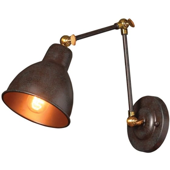 Σποτ Μονόφωτο Aca Thalassa Μεταλλικό 14x59 cm - Καφέ image 0