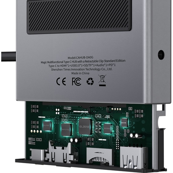 Docking Station Baseus CAHUB-DA0G 6-Port USB 3.0 συμβατό με USB-C image 8