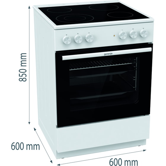GORENJE GEC6A41SC 71 Lt Inox Ηλεκτρική Κουζίνα image 5