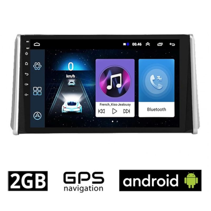 Toyota Rav4 Android 10 Οθόνη Αυτοκίνητου Με Gps Wi-fi