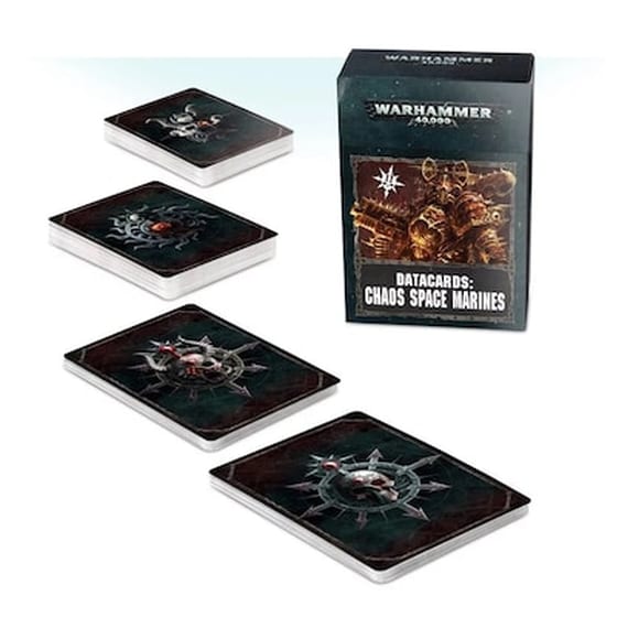 Datacards: Chaos Space Marines Επιτραπέζιο (Games Workshop) image 0