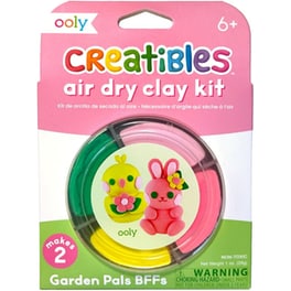 Πηλός Ooly Creatibles Mini Air Dry Clay Kit - Garden Pals BFFs