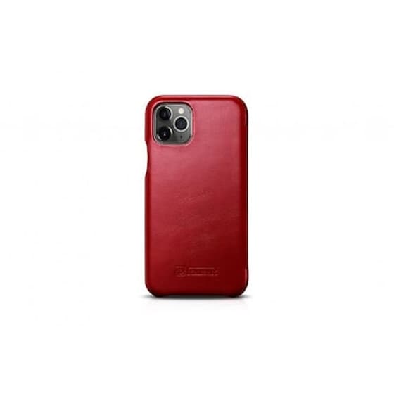 Θήκη Apple iPhone 11 Pro Max - Icarer Curved Edge Vintage Series - Red image 3