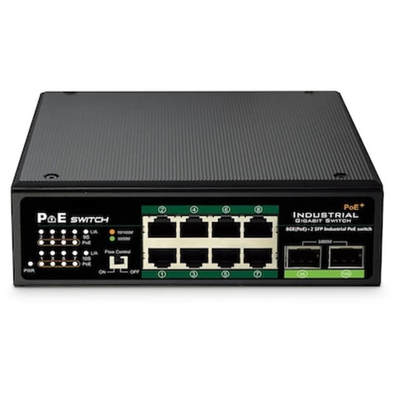 DIGITUS Digitus DN-651110 Network Switch Unmanaged Gigabit Ethernet (1000 Mbps) PoE Support