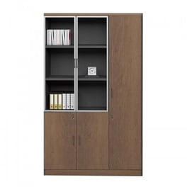 Βιβλιοθήκη 24mall Linea 120x40x200 cm - Καφέ