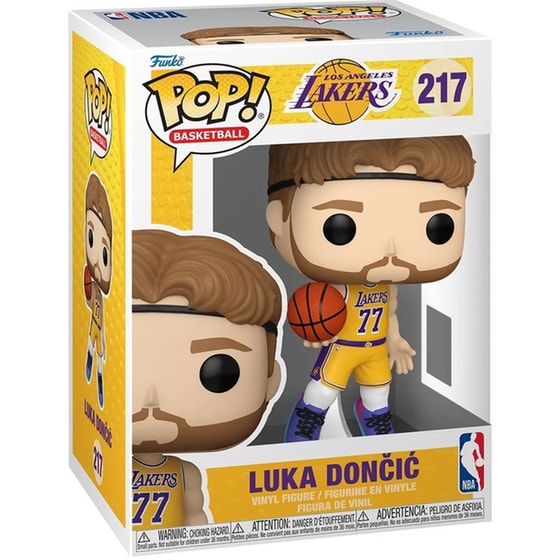 Funko Pop! Basketball: Los Angeles Lakers - Luka Dončić #217 Vinyl Figure image 1