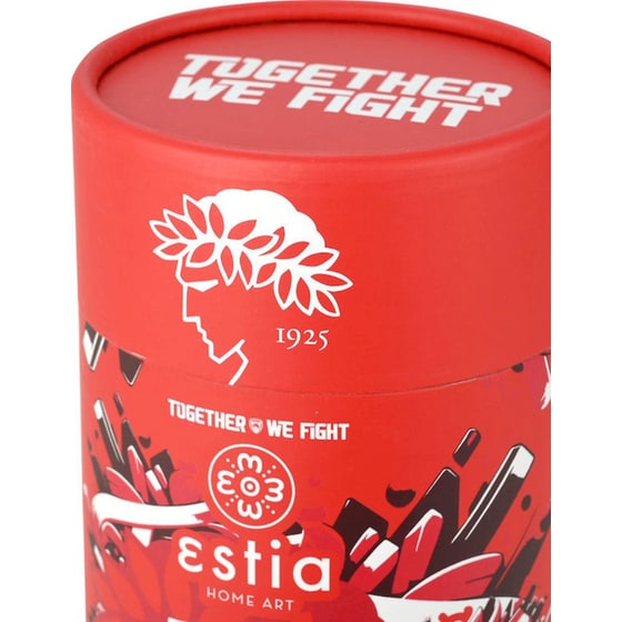 Κούπα Θερμός Καφέ Estia Home Art Save the Aegean Olympiacos BC Edition Together We Fight 350ml image 3