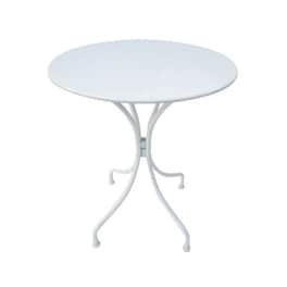 Τραπέζι Μεταλλικό C10620 Φ60 cm - Άσπρο