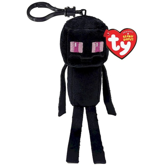 Χνουδωτό Μπρελόκ TY Beanie Babies Minecraft Enderman image 0