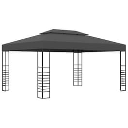 Κιόσκι Vidaxl Ατσάλι 3x4m - Ανθρακί