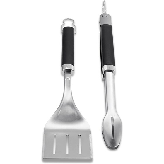 Σετ Λαβίδα και Σπάτουλα Ψησίματος WEBER 6763 Ανοξείδωτο Ατσάλι 45cm image 3