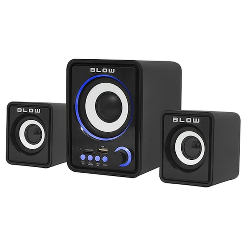 Ηχεία 2.1 Blow MS-26 6W - Black