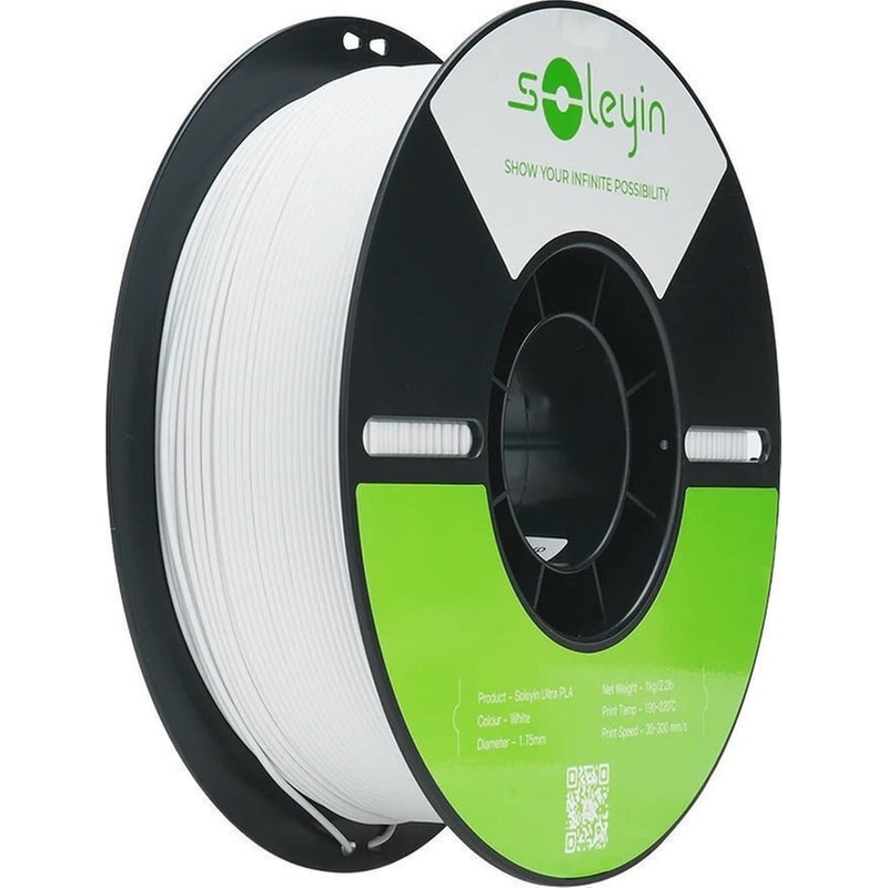 Νήμα 3D Εκτυπωτή Creality Soleyin 1kg 1.75mm - Λευκό