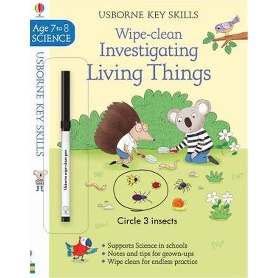 Wipe-Clean Investigating Living Things 7-8 image 0