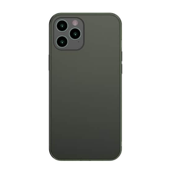 Θήκη Apple iPhone 12 Pro Max - Baseus Frosted Glass - Dark Green image 0