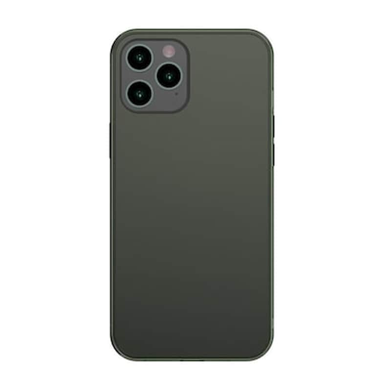Θήκη Apple iPhone 12 Pro Max - Baseus Frosted Glass - Dark Green