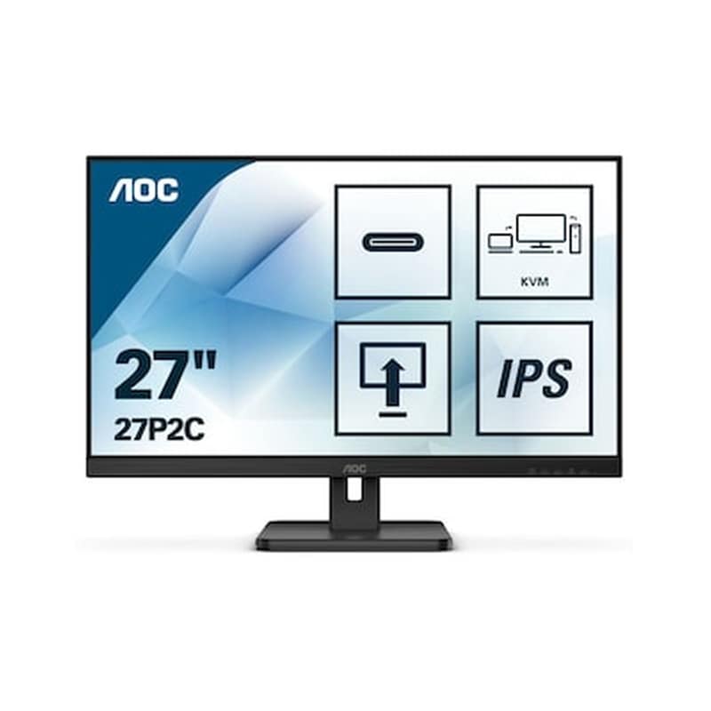 AOC AOC 27P2C Monitor 27 FHD IPS Flat 75Hz 4ms