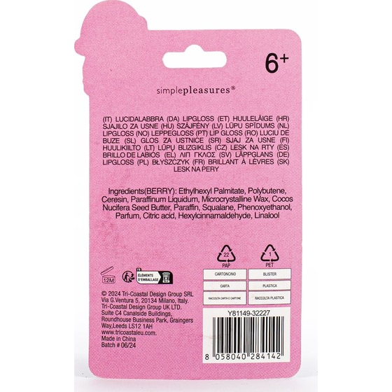 Tri-Coastal Design Lip Gloss Santa Xmas image 1