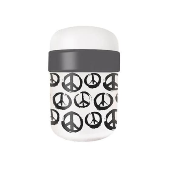 Φαγητοδοχείο Chic Mic Pot Peace Πλαστικό 700ml - Λευκό image 0