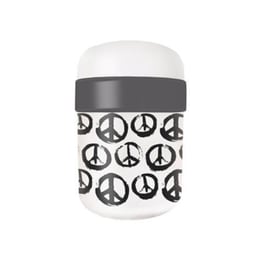 Φαγητοδοχείο Chic Mic Pot Peace Πλαστικό 700ml - Λευκό