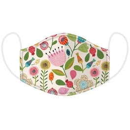 Μάσκα Προστασίας Puckator Βαμβακερή Floral Large - Πολύχρωμη