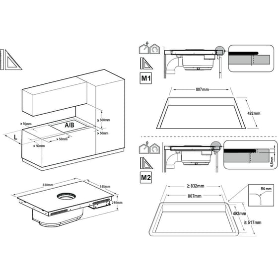 BERTAZZONI P804ICH2M30NT 83 cm Μαύρο Εστία Επαγωγική Αυτόνομη image 2