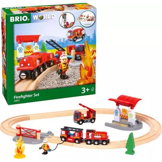 Brio World Σιδηροδρομικό Σετ Πυροσβεστική (33815) image 1