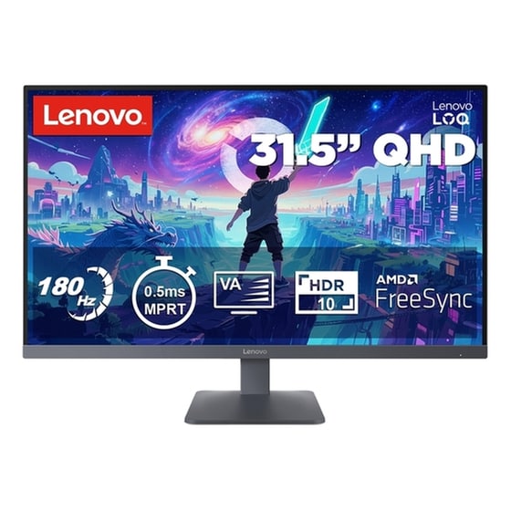 Lenovo LOQ 32Q-10 Monitor 31.5" QHD VA Flat 180Hz 0.5 ms image 0