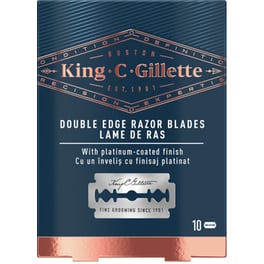 Ανταλακτικά Ξυράφια GILLETTE KING C Double Edge Razor Blades 10τεμ